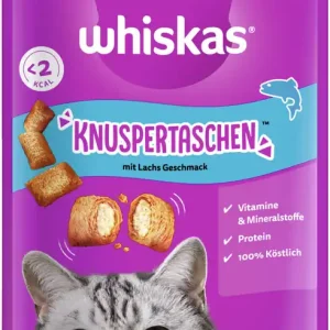 Direkt Vom Hersteller Whiskas Snacks Knuspertaschen Lachs 60 g